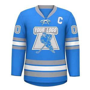 Jersey de hockey sobre hielo barato al por mayor, jersey de hockey sobre hielo de alta calidad personalizado profesional americano - Product Image 6