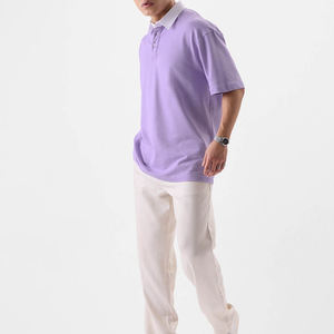 Estilo de vida activo para hombres para Polos Tela transpirable deportiva con estilo con bordado personalizado y patrón de impresión - Product Image 2