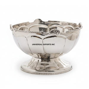 Tazón de Chocolate de Acero Inoxidable Niquelado, Redondo, Decorativo para Mesa, Lujoso, Nuevo y Elegante - Product Image 1