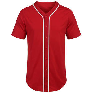 2023 nuevo modelo de uniforme de béisbol transpirable de secado rápido para hombres, conjuntos de ropa deportiva ligera de poliéster 100% para jóvenes - Product Image 2