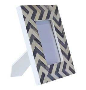 Meilleure vente cadre photo en forme d'os incrusté cadeau en métal décoration de table tenture murale salon MILLION d'ART couleur et taille personnalisées - Product Image 5