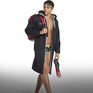 Hot Sale Extra Large Thick Hooded Nylon Polyester Beach Easy Changing Robe Surf <b>Poncho</b> <b>Towel</b> Bath and Beach - Product Image 1