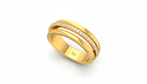 Modern <b>Wrap</b>-Around Diamond Band Ring For <b>Wedding</b> Party Anniversary <b>Gift</b> Romantic Celebrations - Product Image 4