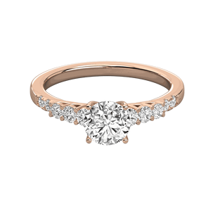 Anillo de Bodas con Diamante de Corte Redondo - Product Image 4