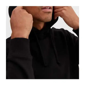 Factory Wholesale Men's Casual Pullover Hoodie 100% Cotton Customizable Embossed Printing Regular Fit <b>for</b> Winter Season - Product Image 4