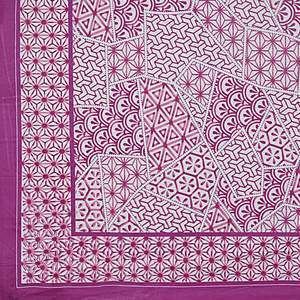 Juego de Edredón de Algodón 240 Hilos con Estampado Abstracto Morado, Sábanas 100% Algodón Suave para Cama Doble, 2 Fundas de Almohada, 3 Piezas para Uso Doméstico SHKV1057 - Product Image 5