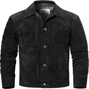 Veste en similicuir personnalisée pour hommes - Product Image 1