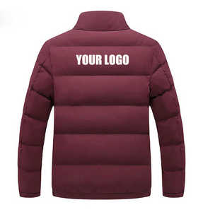 Doudoune de haute qualité en tapisserie noire Design court Doudoune pour homme - Product Image 4