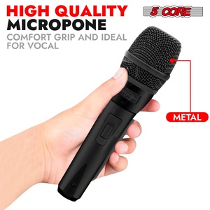 5Core XLR <b>Microphone</b> Dynamic Mic Karaoke <b>Singing</b> Studio Microfono Handheld Mics - Product Image 2