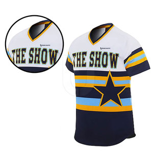 Conjunto de uniforme de béisbol de poliéster 100% al por mayor para adultos ropa deportiva transpirable diseño clásico único para usar - Product Image 6