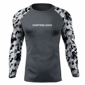 เสื้อแรชการ์ดแขนยาวคุณภาพสูงสำหรับผู้ชายรุ่นใหม่มาแรง ฟังก์ชั่นหลากหลาย รับสั่งพิมพ์ลายตามต้องการ - Product Image 1