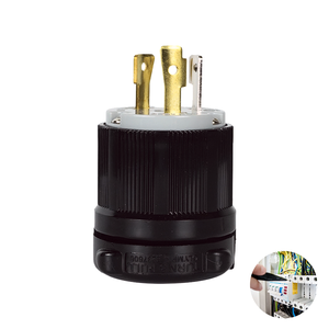 Vente chaude NEMA L5-30 30A 125V Fiche de verrouillage avec clé activée parfaite pour les bulldozers - Product Image 1