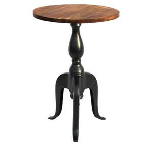 High Quality Modern Living Room Furniture Handmade Aluminum Coffee Table With Creamy Powder Coated and Wooden Top - Product Image 5