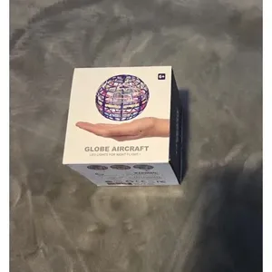 Mini Drone UFO Version bleue avec lumières LED Avion débutant pour vols de nuit Résolution de capture d'image et vidéo 4K - Product Image 1