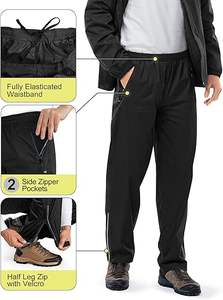 Conjunto Deportivo de Dos Piezas para Hombre, Chaqueta Cortavientos y Pantalones Cargo de Nailon con Cremallera, para Invierno - Product Image 4