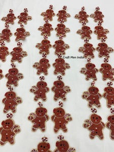 แฟชั่นขายส่งทำด้วยมือลูกปัดเมล็ดต้นคริสต์มาสทำด้วยมือต่างหูเครื่องประดับลูกอมซานต้าต้นไม้และ showfolk ต่างหู - Product Image 6