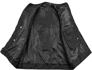 Gilet en cuir haut de gamme de haute qualité coupe-vent et chaud chauffé élégant Design Unique gilet sans manches 100% gilet en cuir véritable pour hommes - Product Image 4