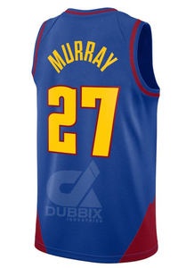 เสื้อบาสเก็ตบอลเดนเวอร์ ปี 2025 คุณภาพสูง ปักโลโก้ตามสั่ง ผ้าโพลีเอสเตอร์ 100% ระบายอากาศได้ดี ชุดทีมพร้อมลวดลาย 3 มิติ - Product Image 2