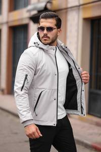 Manteau Poncho Long à Capuche Rembourré pour Homme – Vêtement d'extérieur Chaud et Confortable de Haute Qualité pour l'Hiver en Extérieur – Vente en Gros - Product Image 6