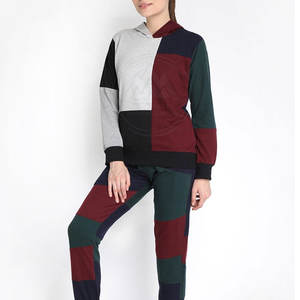 <b>Women's</b> High Quality Cotton Track Suits Breathable Outdoor Wear <b>for</b> Adults Plus Size <b>Sets</b> Custom Logo Low MOQ <b>for</b> Winter - Product Image 4