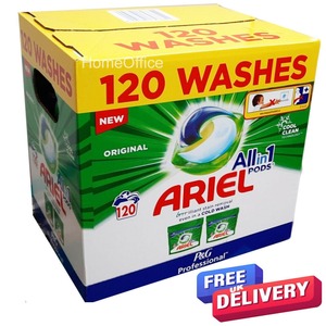 Ariel All-in-One Platinum PODS/Liquide à lessive en tablettes/capsules - Effet extra dégraissant et blanchissant - Product Image 1