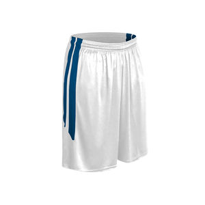 Haut de basket-ball en maille de polyester à sublimation EmbroideryLogo Design personnalisé Short de basket-ball pour homme Quick Dry Laker - Product Image 4