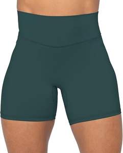 Pantalones cortos de entrenamiento de cintura alta para mujer, pantalones cortos de gimnasio de yoga y a prueba de sentadillas sin costuras, fabricación personalizada para mujer - Product Image 1