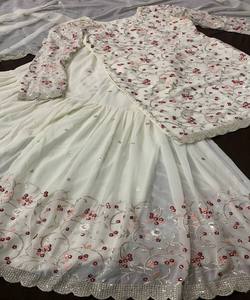 À la mode Nouveau Designer Long Kurti Avec Dupatta Prix Le Plus Bas Vêtement Ethnique Indien Alphanumero Shalwar Kameez - Product Image 6