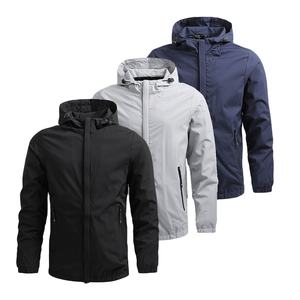 Veste d'extérieur en Cordura Softshell imperméable, grande taille, légère, respirante, coupe-vent, patchwork, pour l'hiver et l'automne - Product Image 1
