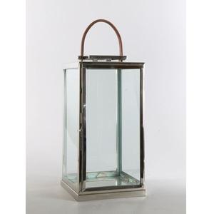 Candelabro de metal alto hecho a mano con acabado de níquel brillante y mango a la venta a precio al por mayor candelabro personalizado - Product Image 1