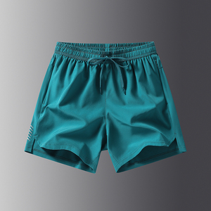 Short en coton lavé Impression bouffante Lavage à l'acide - Product Image 5