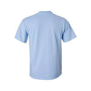 Beige 300g Camiseta de manga corta de algodón pesado Verano Cuello redondo Camisa suelta y base para hombres Mujeres Camiseta básica - Product Image 3