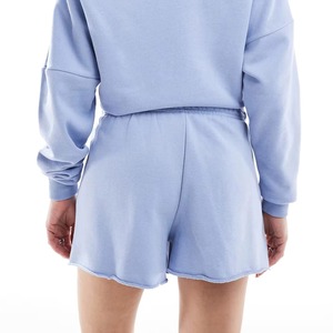 Short de planche 100% coton personnalisé OEM coupe régulière poids lourd 180gsm respirant séchage rapide taille élastique tenue décontracté d'été - Product Image 2