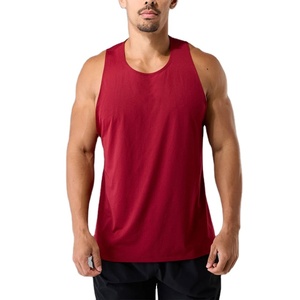 เสื้อกล้ามแฟชั่นแขนกุดสำหรับฤดูร้อน สีพื้น เหมาะสำหรับออกกำลังกายกลางแจ้ง ทรงหลวม ใส่ได้ทั้งชายและหญิง คุณภาพสูง เสื้อยิม - Product Image 1