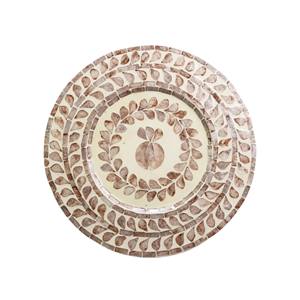 Mantel Individual con incrustaciones de nácar, venta al por mayor, manteles individuales redondos de lujo con cargador de carcasa de Capiz para mesa de comedor hechos en Vietnam - Product Image 6