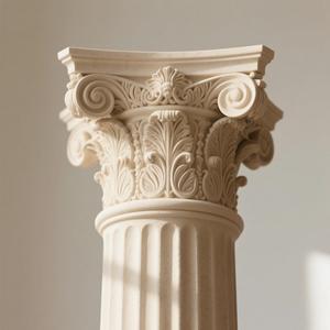 Customized GFRC Concrete Roman <strong>Columns</strong> Waterproof Outdoor Cement Pillars - Product Image 1