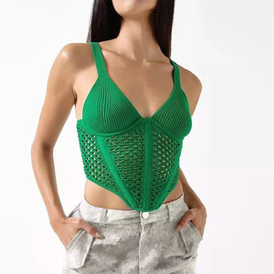 Vente en gros Leggings de fitness taille haute en tricot décontracté pour femmes Spandex/Nylon extensible Logo personnalisé grande taille à séchage rapide - Product Image 4