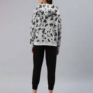 Survêtements décontractés à capuche vintage pour hommes, sur mesure, de haute qualité, 100% coton, dernier design, toutes tailles, pantalon noir, MOQ 10 - Product Image 2