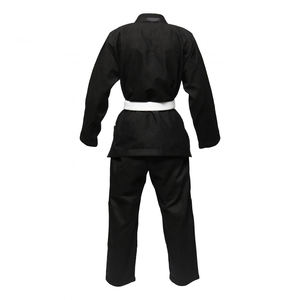 Nuevo uniforme de Taekwondo para adultos ajustado elástico transpirable ligero 100% algodón en Stock logotipo personalizado al por mayor - Product Image 4