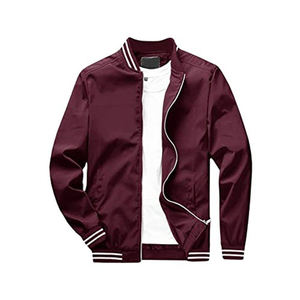 Chaqueta Varsity Personalizada al por Mayor con Bolsillo Frontal, Colores y Tallas Personalizables, Tejido Técnico Impermeable y Transpirable para Hombre, OEM - Product Image 1