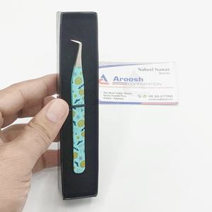 แหนบต่อขนตาปลอมทำจากสเตนเลสมีปลายแหลมออกแบบโลโก้ได้ตามต้องการ - Product Image 2