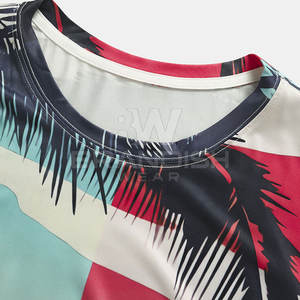 Camisetas de sublimación de último diseño de manga corta, camisetas de sublimación transpirables de secado rápido más vendidas - Product Image 3