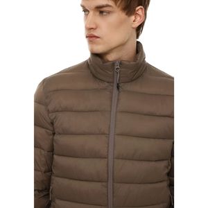 Nuovo arrivo piumino leggero <span class=keywords><strong>da</strong></span> <span class=keywords><strong>uomo</strong></span> personalizzato completo materiale impermeabile con motivo a quadri antivento <span class=keywords><strong>visone</strong></span> scuro - Product Image 5