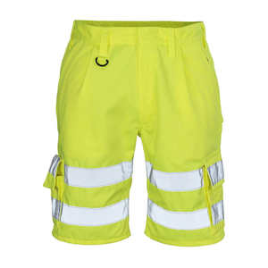 กางเกงขาสั้นทำงานสำหรับผู้ชายกางเกงขาสั้นสุดคูลสะท้อนแสงมองเห็นได้ชัดเจนกระเป๋าทรงซองหนังสูงสำหรับใส่ทำงาน - Product Image 4