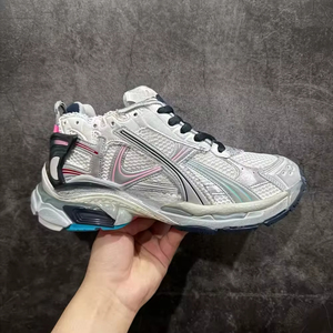 Sneakers originales de créateur, en cuir véritable bicolore, à semelle épaisse, chaussures de marche décontractées avec lacets à fermeture éclair, chaussures de sport de haute qualité - Product Image 4