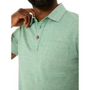 Chemise décontractée à manches courtes pour homme 100 % coton respirant séchage rapide haute qualité vente en gros couleur unie col rabattable - Product Image 4