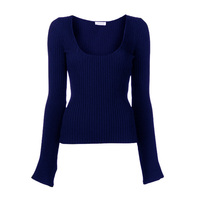 Pull décontracté en laine/cachemire mélangé pour femme, taille plus, épaisseur standard, avec logo sur le devant, fabriqué en Inde