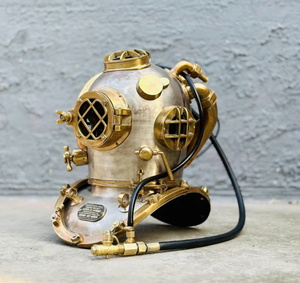 Casque de plongée sous-marine antique de qualité supérieure, fait main, article de haute qualité - Product Image 1