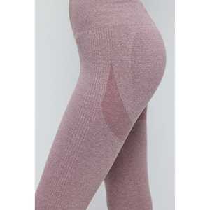 Leggings Deportivos Casuales sin Costuras con Cintura Media Hechos de Tela de Chifón - Product Image 4