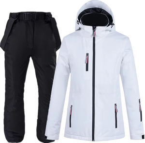 Traje de Esquí para Mujer, Impermeable y Cortavientos, Conjunto de Dos Piezas, Chaqueta y Pantalones para Nieve - Product Image 6